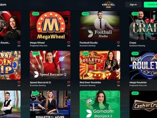 uSpin گیم انٹرفیس اسکرین شاٹ 1